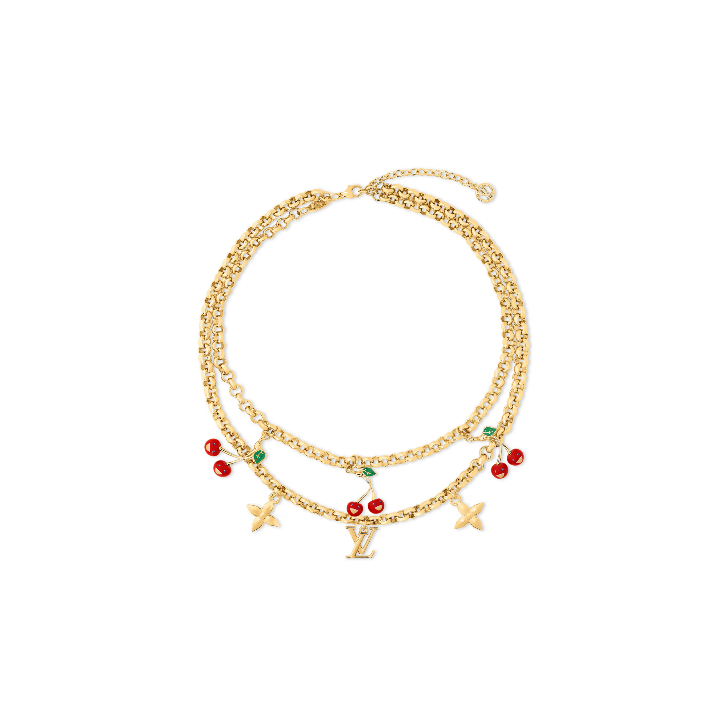 LOUIS VUITTON MURAKAMI LV X TM CERISE NECKLACE M02804 LOUIS VUITTON MURAKAMI LV X TM CERISE NECKLACE M02804